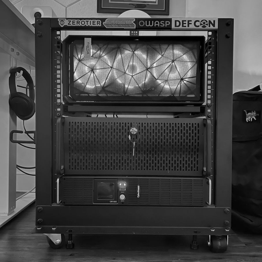 Home Office Hacklab Rack Setup